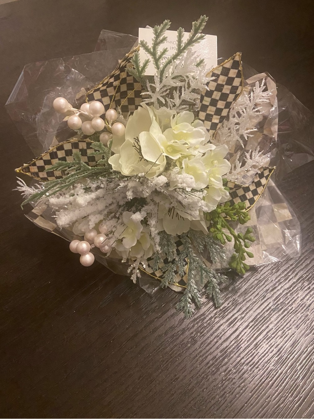 MacKenzie-Childs Winter Mix Faux Floral Bouquet